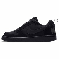 Nike Kids Court Borough Trainer Shoes in Black (Sizes US 4Y - 11Y Available)