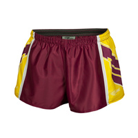 Brisbane Broncos Kid's Classic Hero Rugby League NRL Footy Shorts *BNWT*