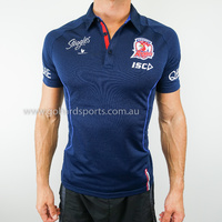 Sydney Roosters 2017 Electric Blue Media Polo (Size Small Only) *ON SALE NOW*