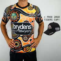 Wests Tigers 2018 Men's Indigenous Jersey (Sizes S - 3XL) *BNWT* ON SALE NOW!