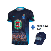 NSW Blues State Of Origin 2017 NRL Captains Jersey SIZE: SMALL