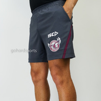 Manly Sea Eagles 2018 NRL ISC Adults Training Shorts (Sizes S - XL) ON SALE NOW!
