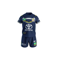 North Queensland Cowboys 2018 NRL Toddler Home Jersey + Shorts Set **BNWT** 