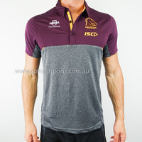 Brisbane Broncos 2017 Media Polo Shirt (Size Small)