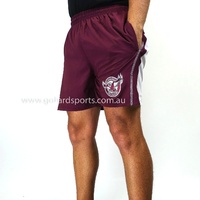 Manly Sea Eagles Core Training Shorts (Adults + Kids Sizes) *BNWT*