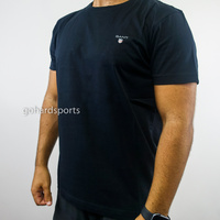 Gant Original Plain Crew Neck Tee in Black (Sizes S - 5XL Available)
