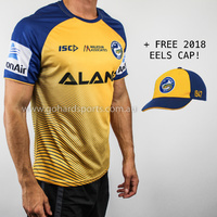 Parramatta Eels 2019 NRL Training Tee in Gold (S - 3XL) + FREE CAP!