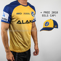 Parramatta Eels 2019 NRL Training Tee in Gold (S - 3XL) + FREE CAP!