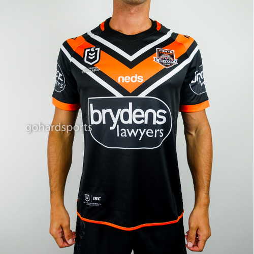 Wests Tigers 2019 NRL ISC Mens Home Jersey Sizes S 7XL FREE CAP Size Ladies 8